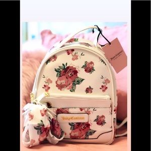 NWT juicy couture floral backpack